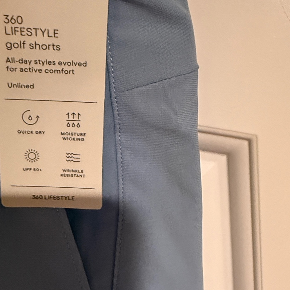 All in Motion Light Blue Men's Shorts - Picture 4 of 7
